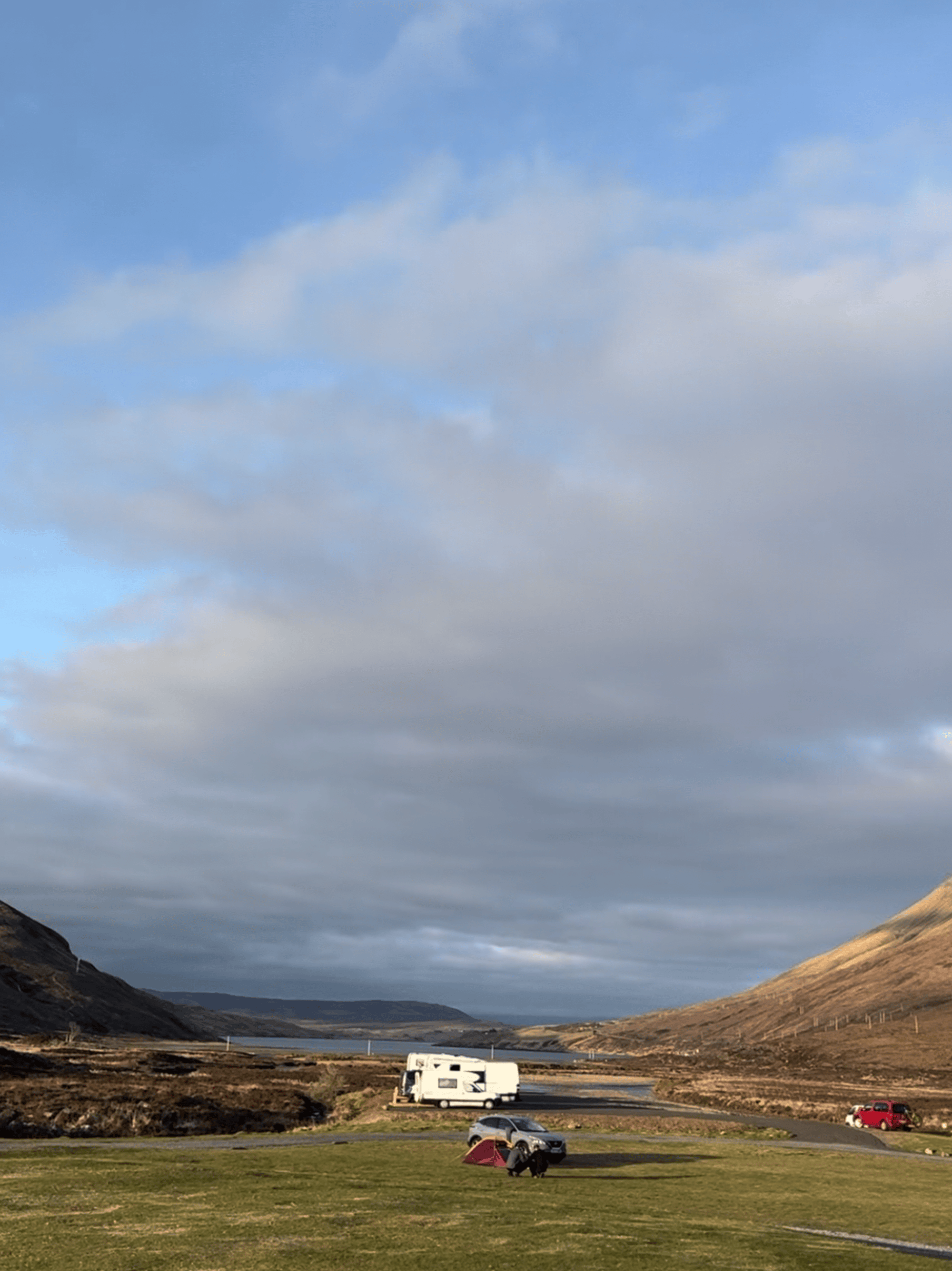 Sligachan Camping - View of lake