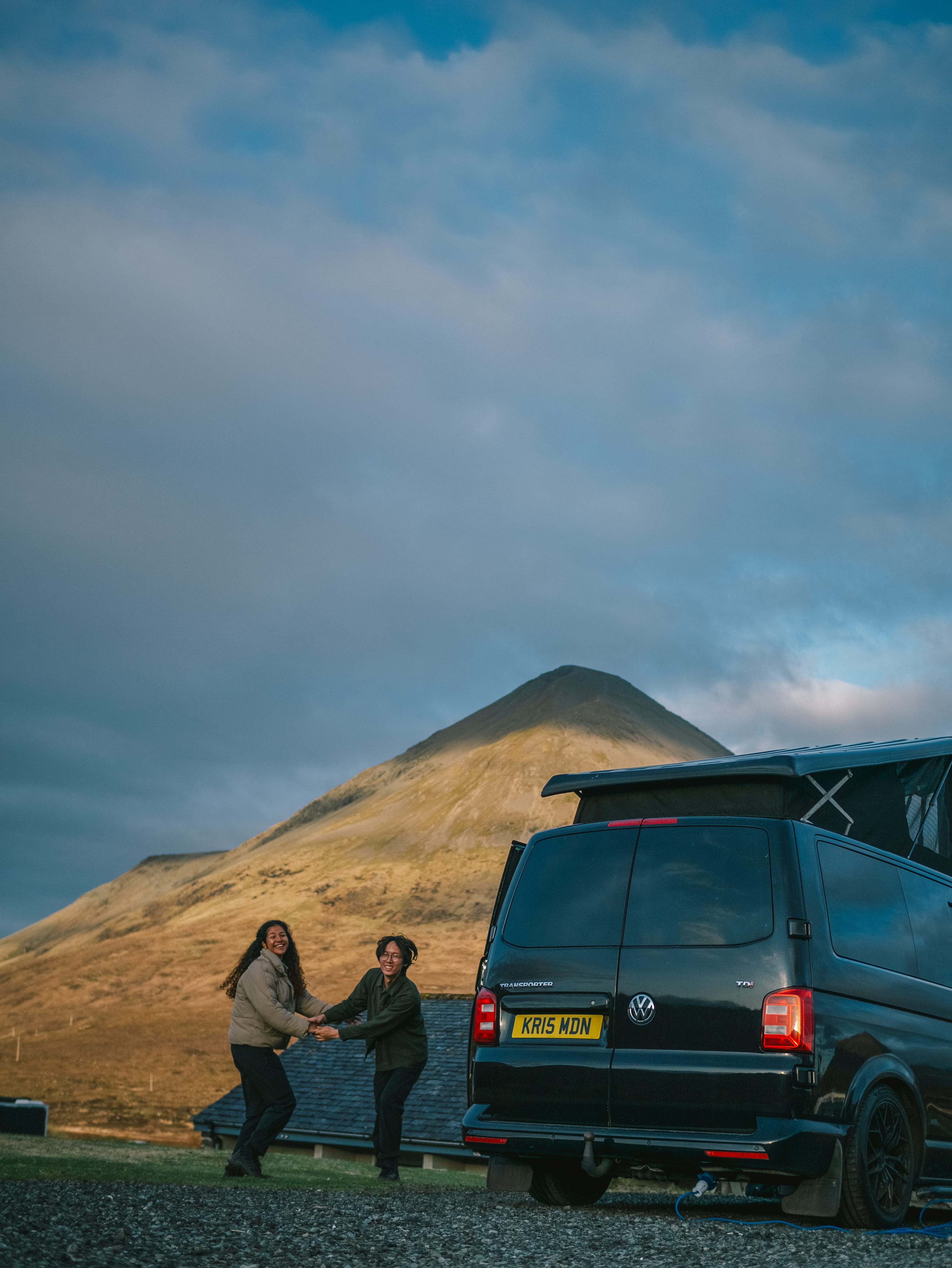 Sligachan Camping - View of mountains