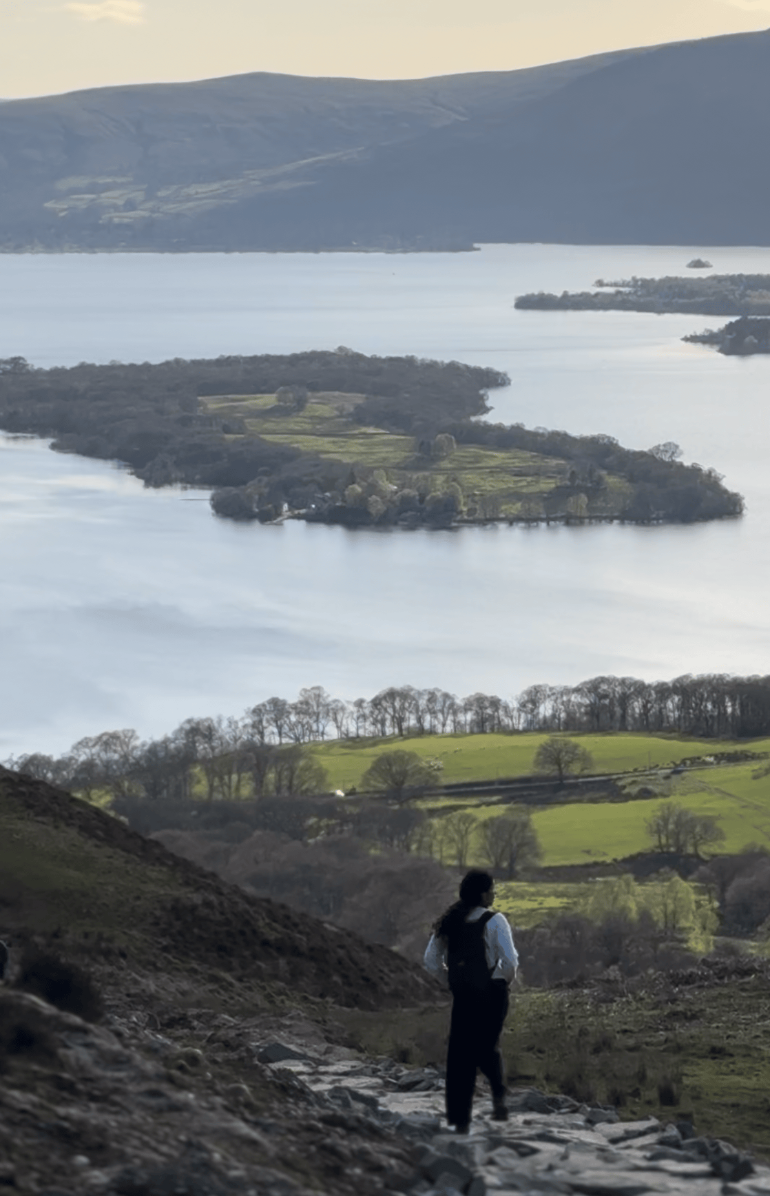 Scenic trail along Conic Hill in Loch Lomond