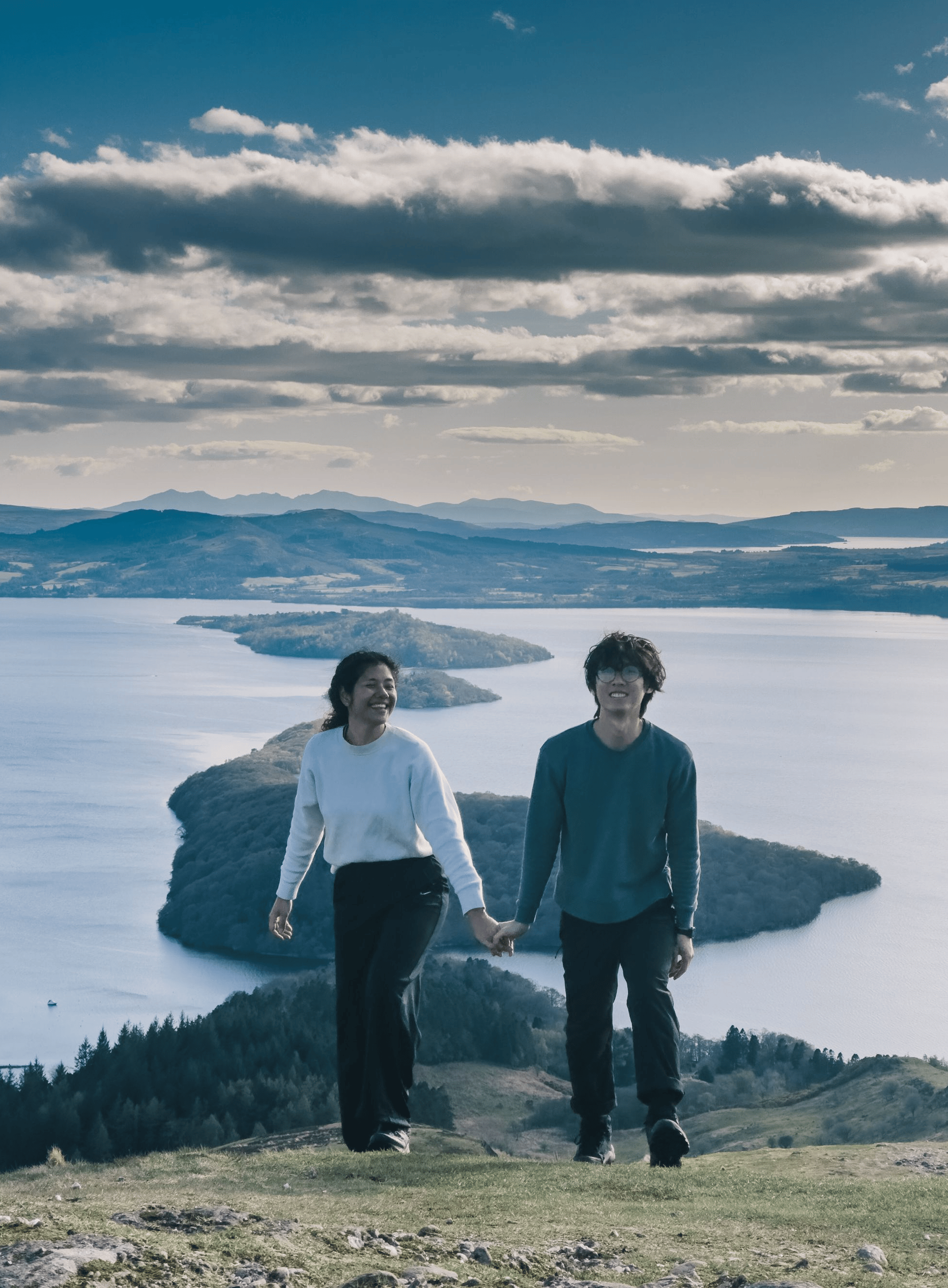 View from the top of Conic Hill in Loch Lomond
