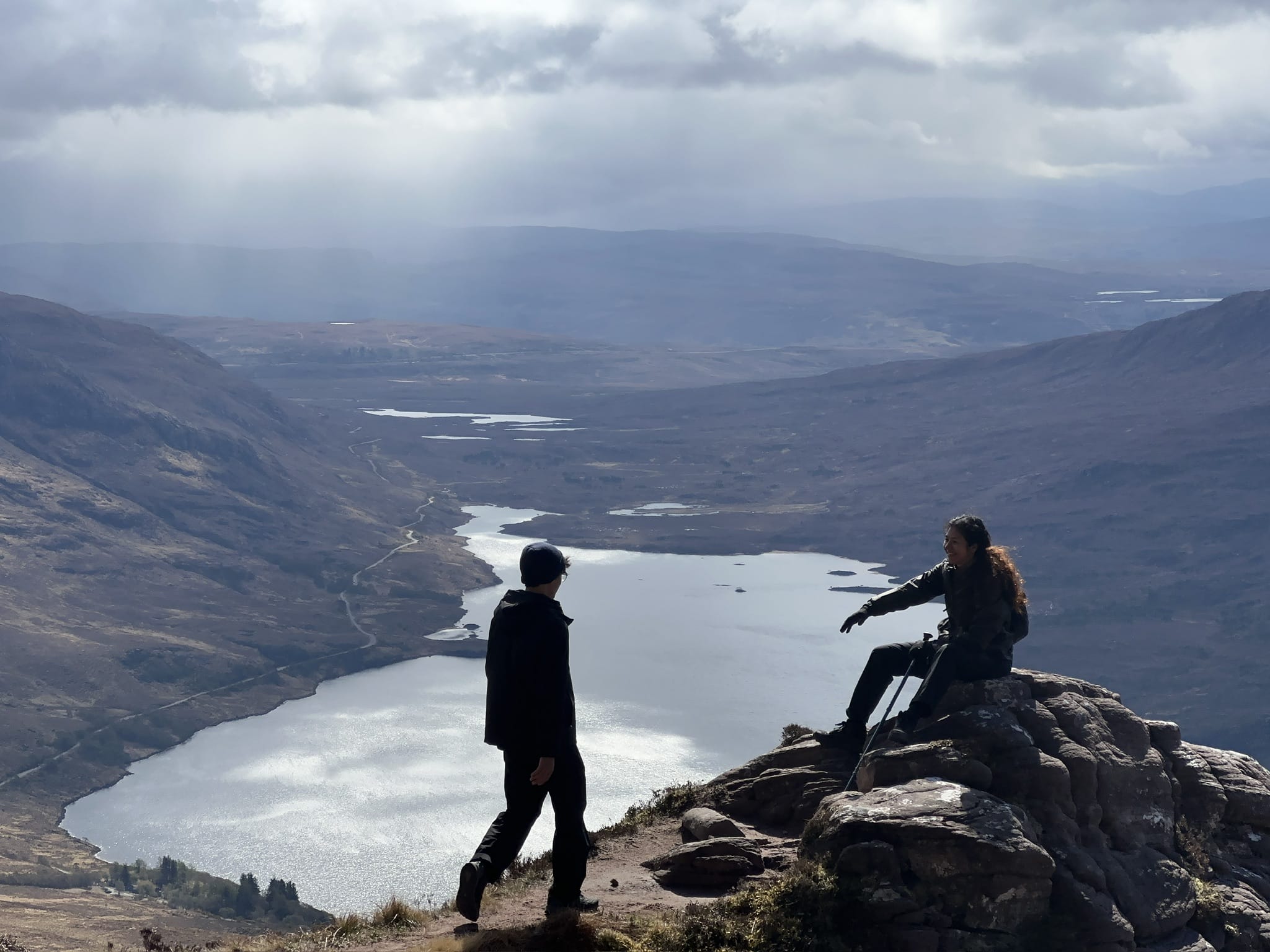 View of the valley from Stac Pollaidh