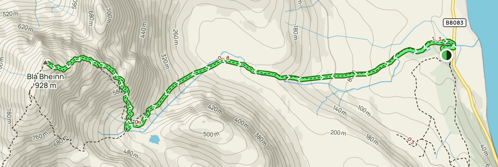 Bla Bheinn Trail Map