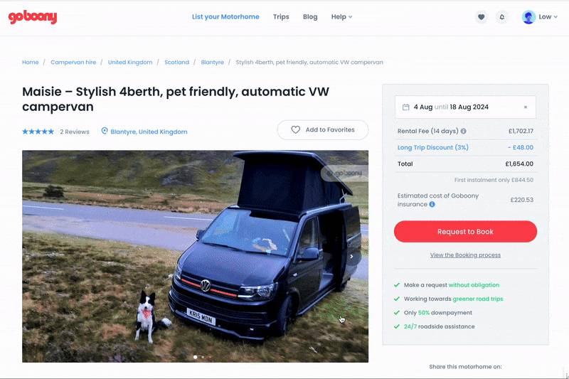 Listing Details on Goboony